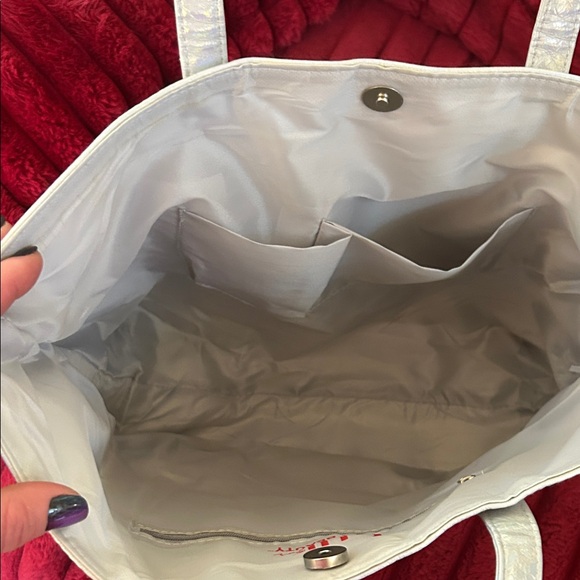 Holographic Silver Tote Bag - Picture 3 of 5